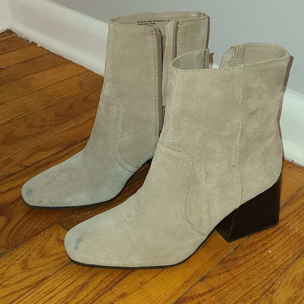 Blondo Salome suede heeled‎ boots size 7